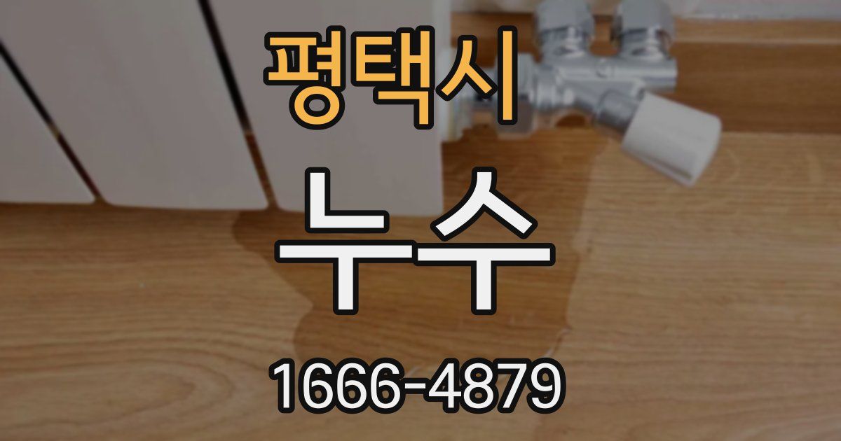 평택시 누수
