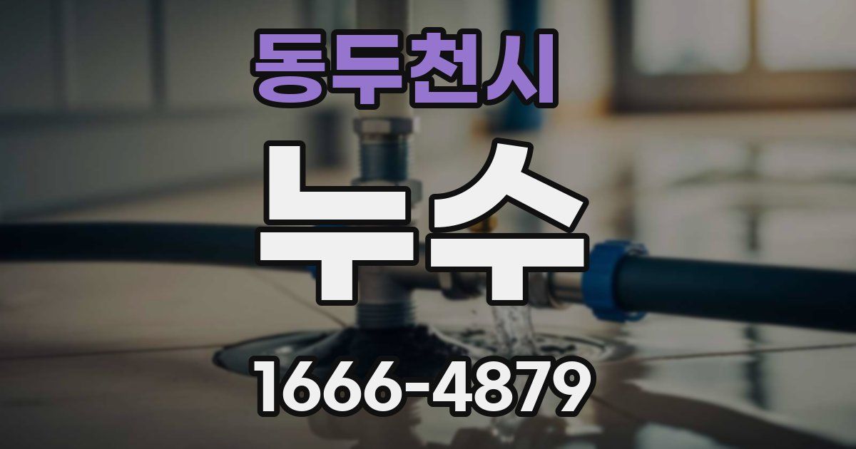 동두천시 누수