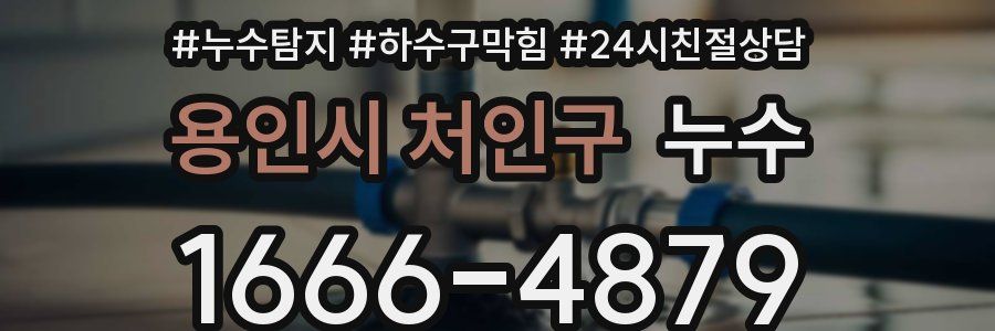 용인시 처인구 누수