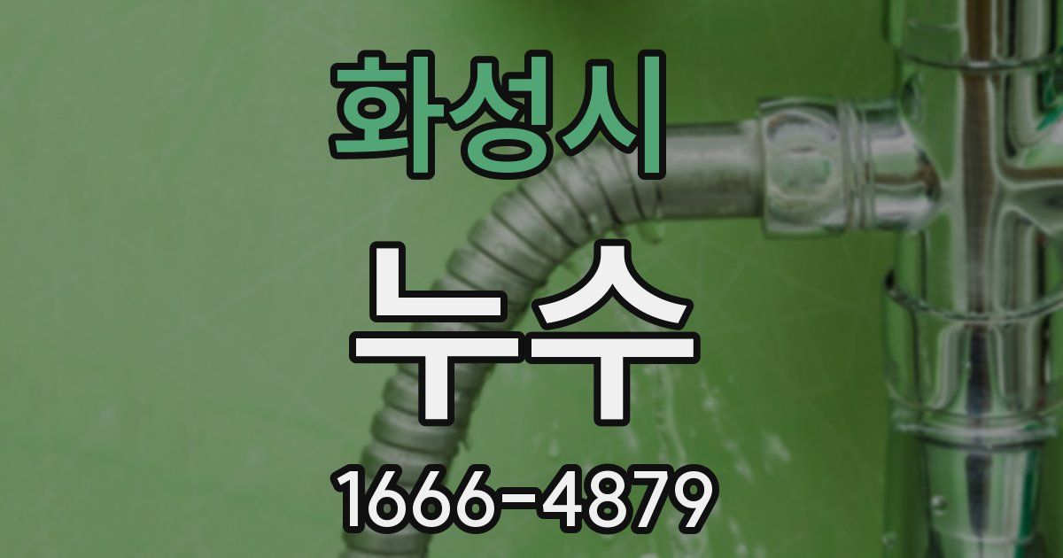 화성시 누수