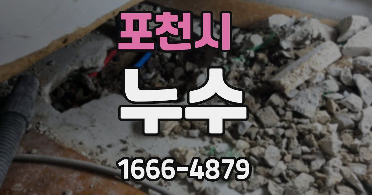 포천시 누수