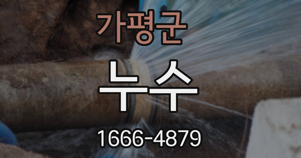 가평군 누수