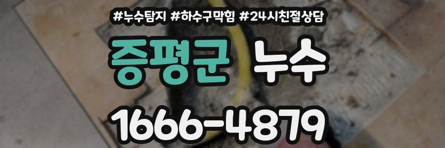 증평군 누수