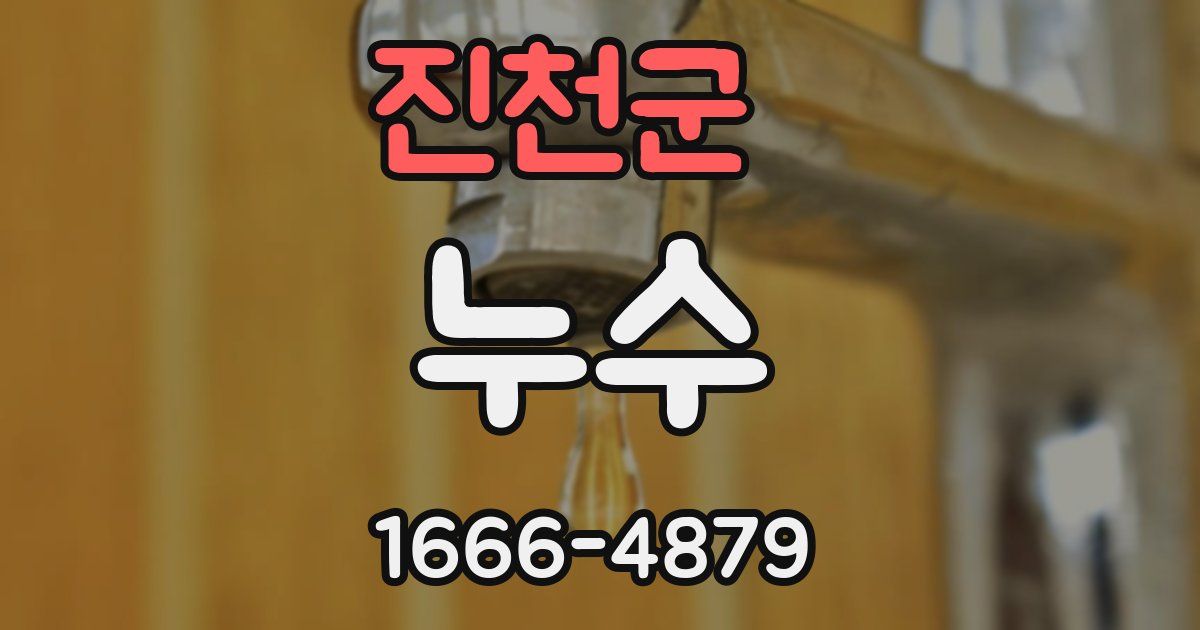 진천군 누수