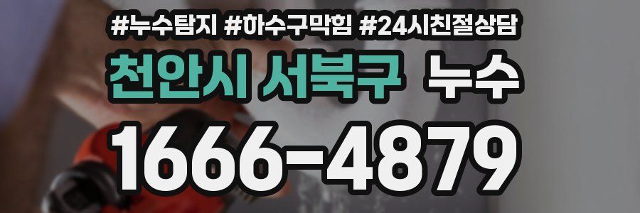 천안시 서북구 누수