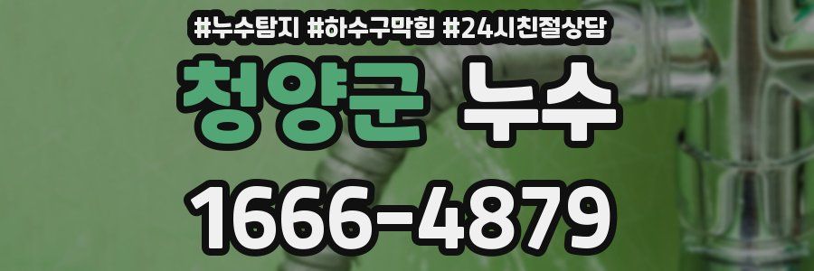 청양군 누수