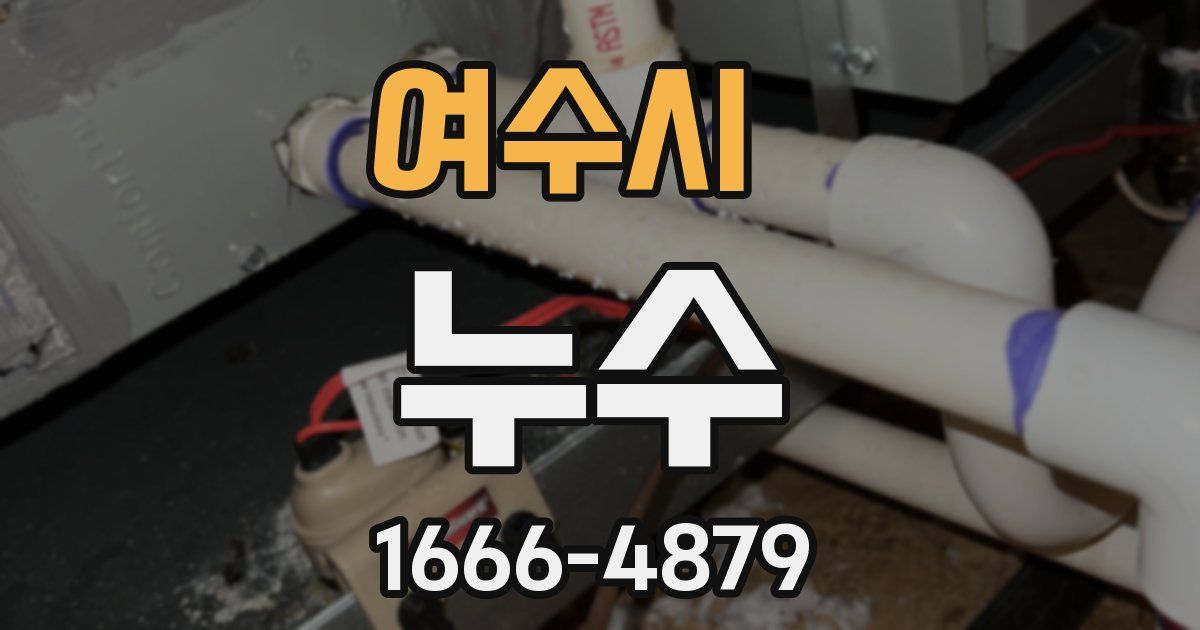 여수시 누수