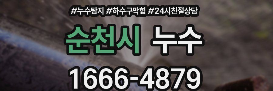 순천시 누수