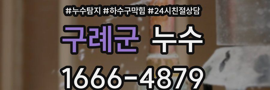 구례군 누수
