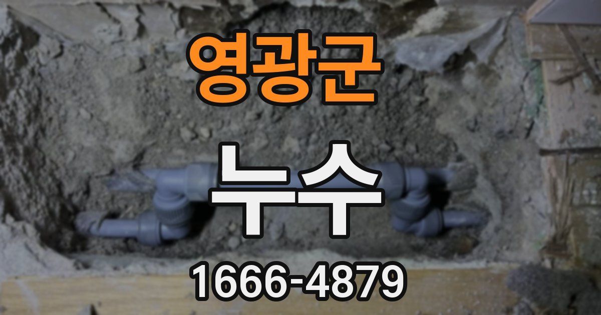 영광군 누수