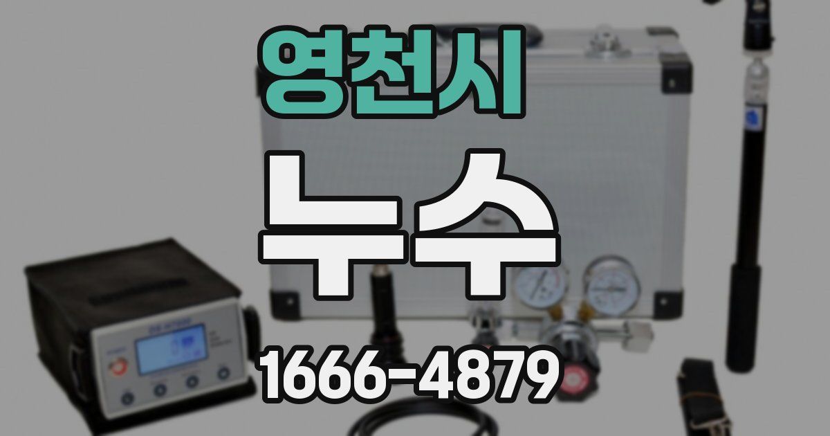 영천시 누수