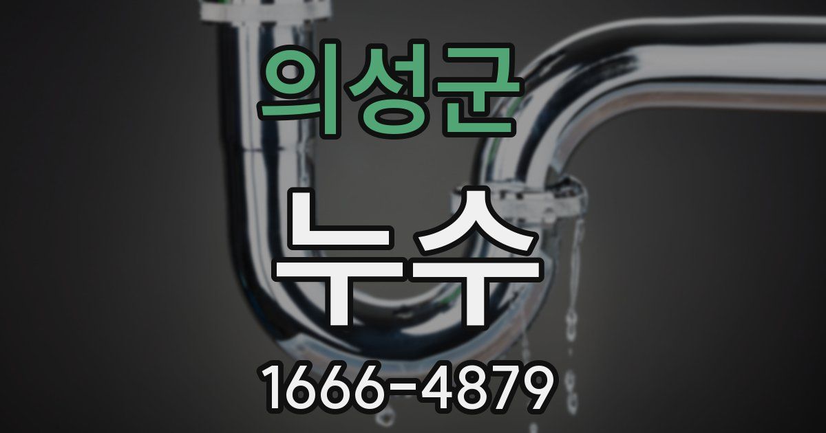 의성군 누수