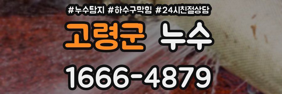 고령군 누수