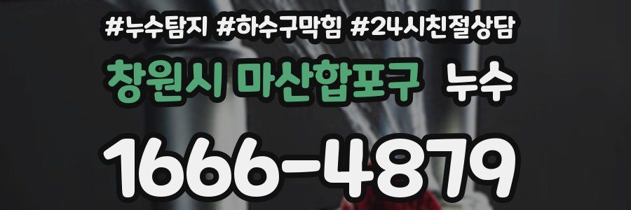 창원시 마산합포구 누수