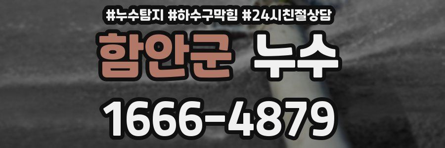 함안군 누수