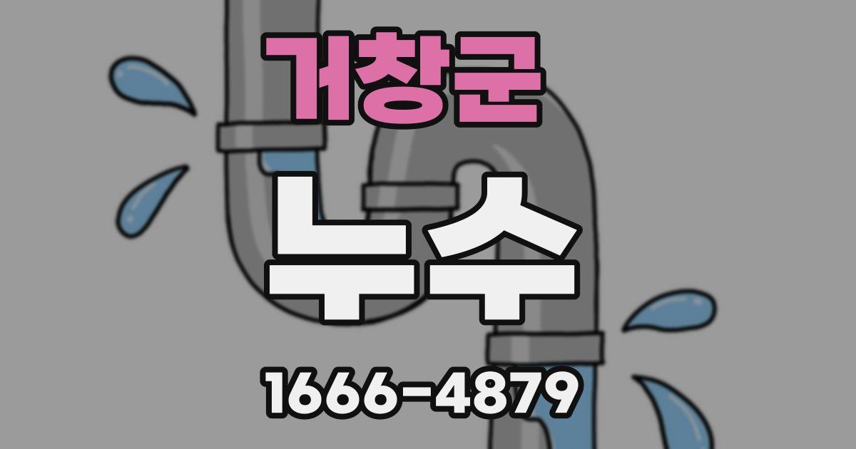 거창군 누수