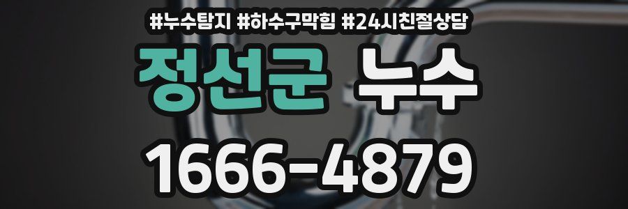 정선군 누수
