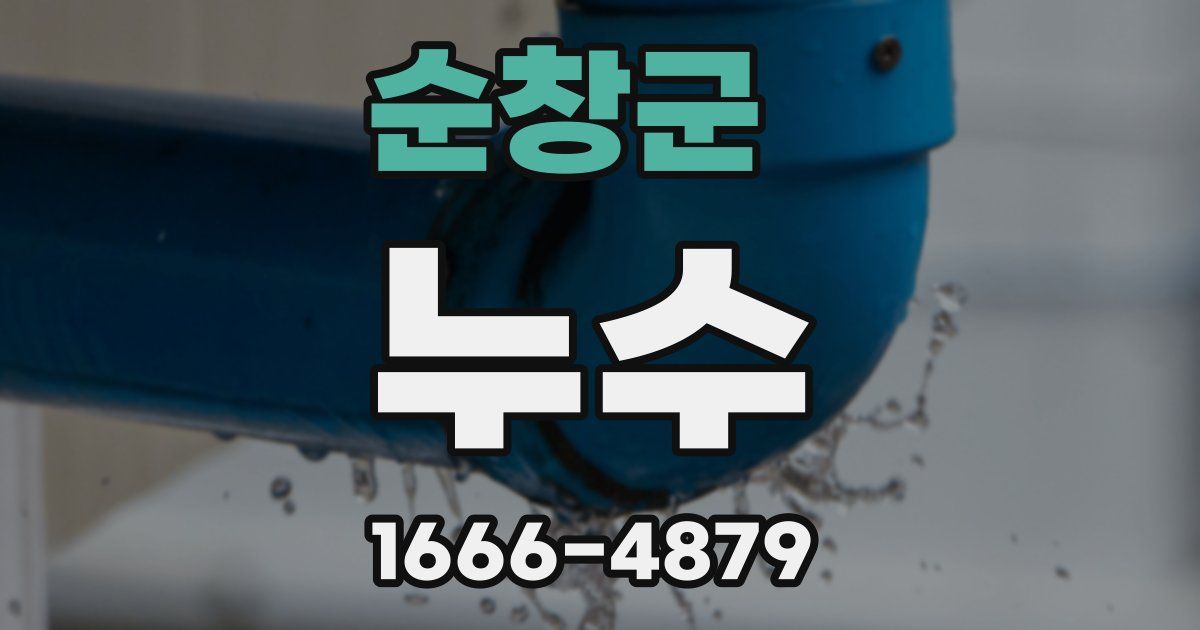 순창군 누수