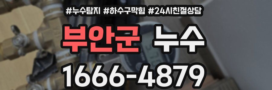 부안군 누수