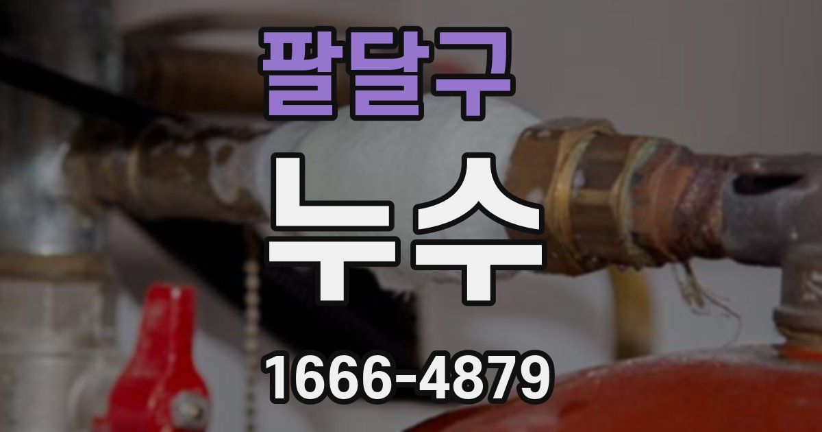 팔달구 누수