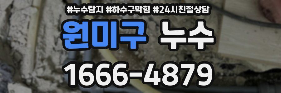 원미구 누수