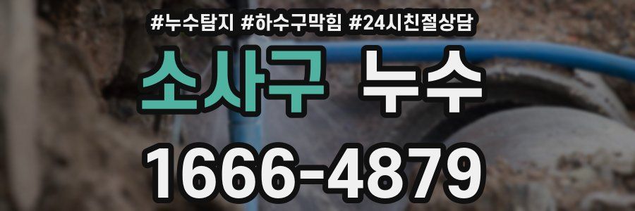 소사구 누수