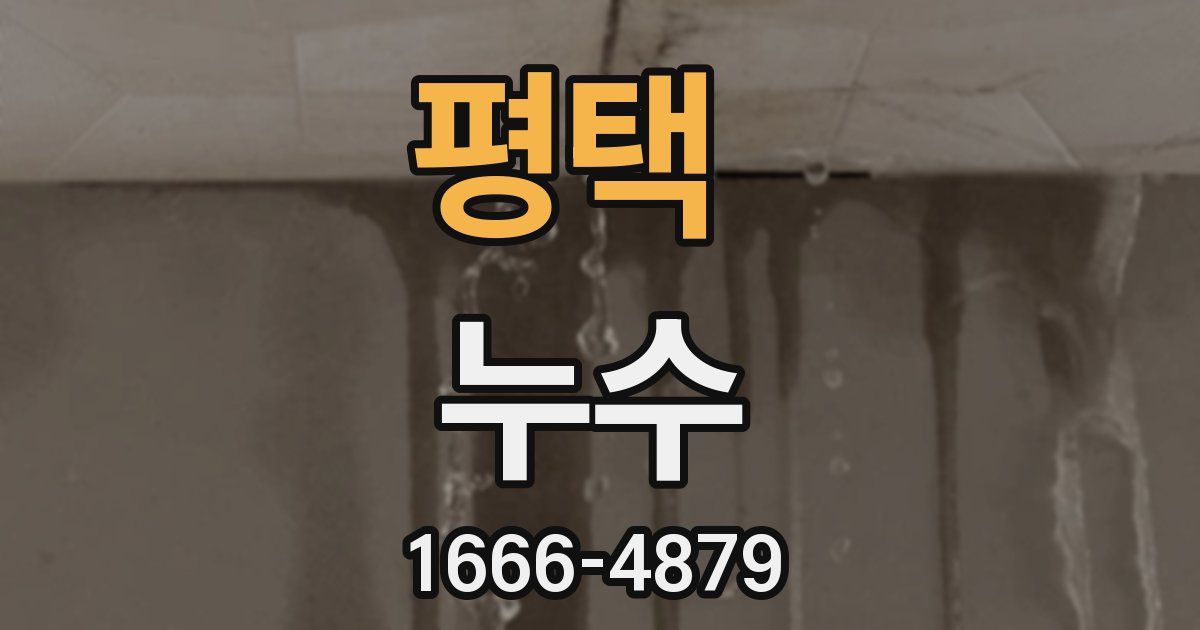 평택 누수