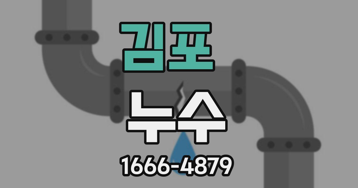 김포 누수