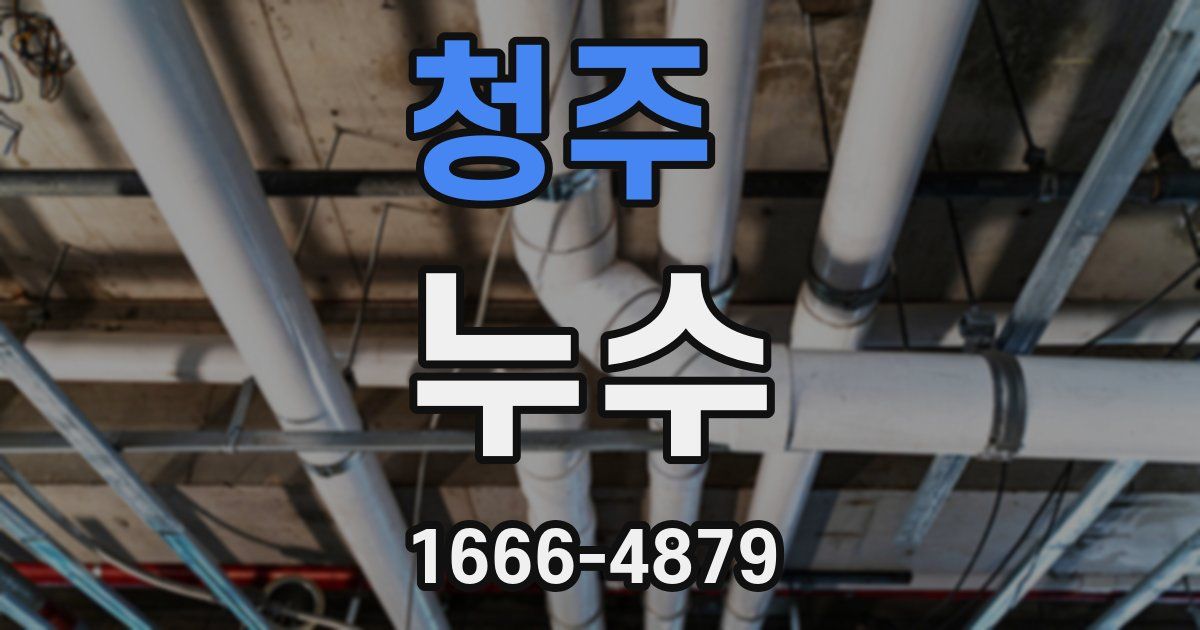 청주 누수