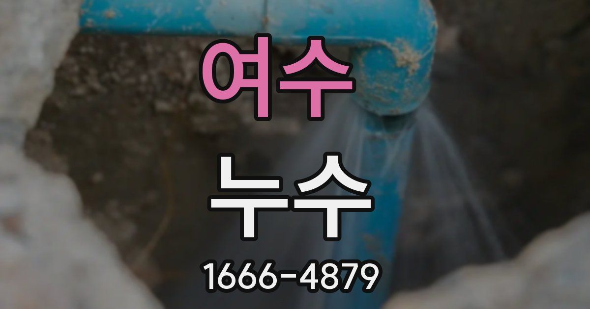 여수 누수