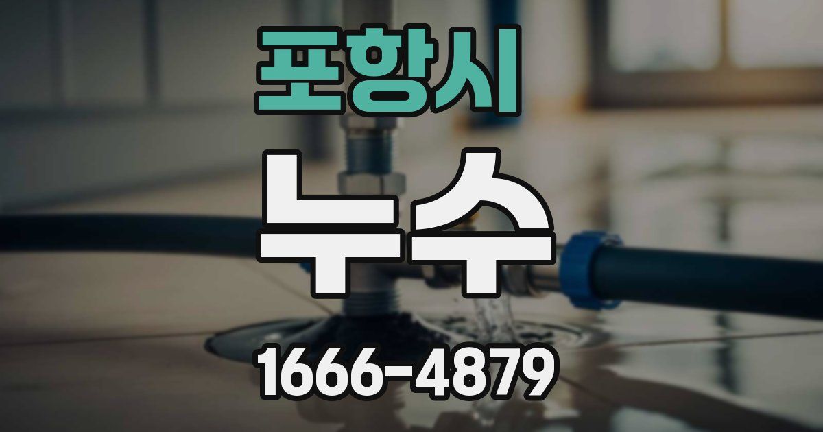 포항시 누수