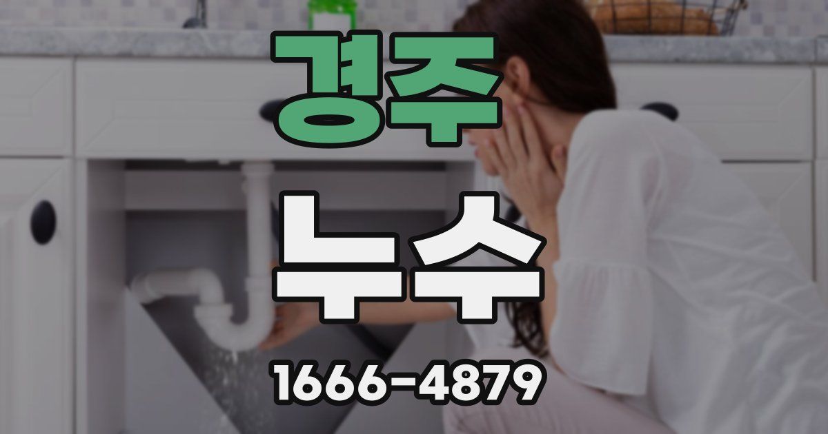 경주 누수