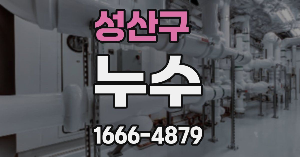 성산구 누수