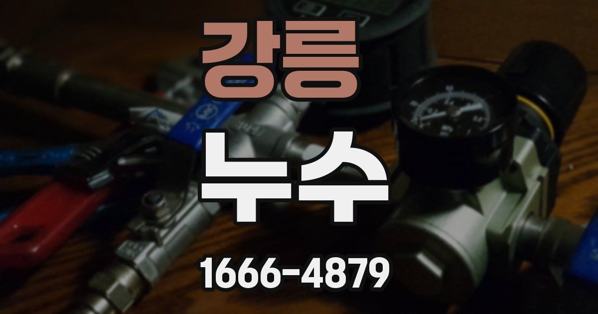 강릉 누수