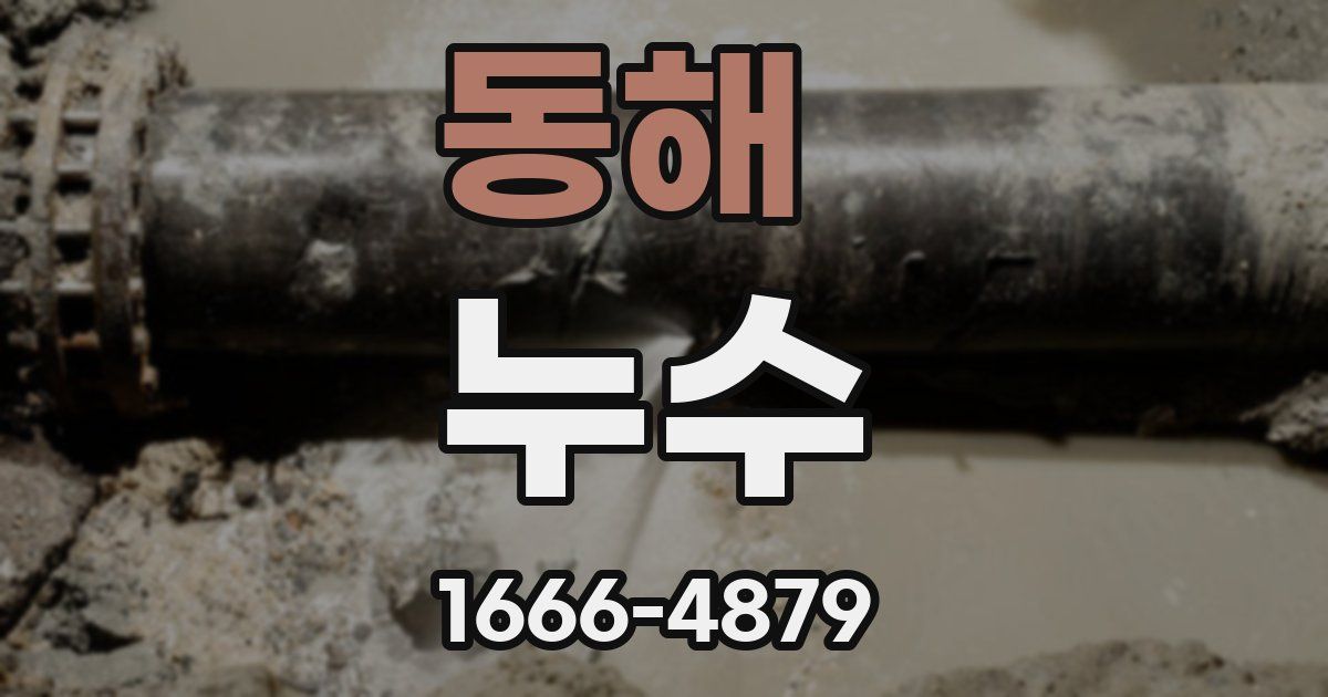 동해 누수