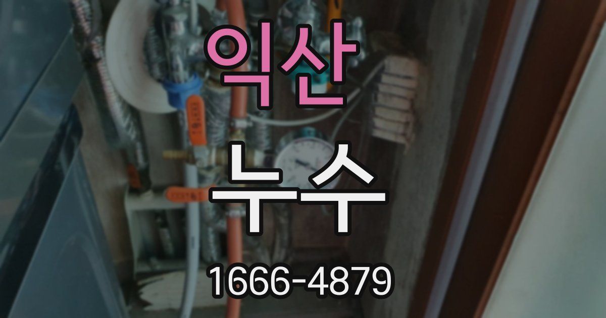 익산 누수