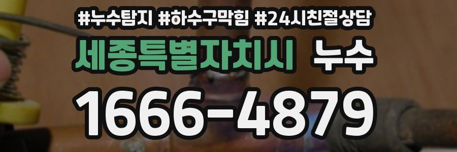 세종특별자치시 누수