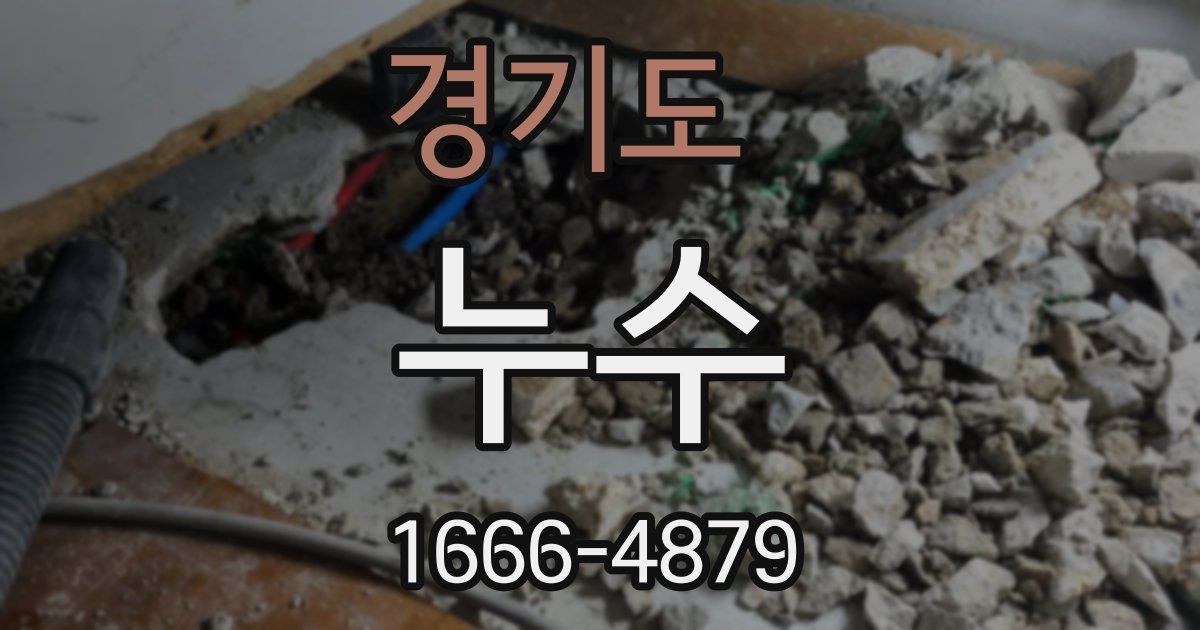 경기도 누수