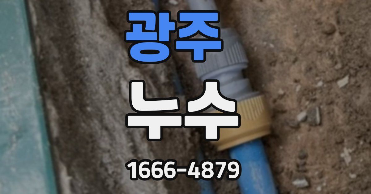광주 누수
