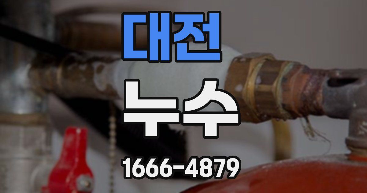 대전 누수