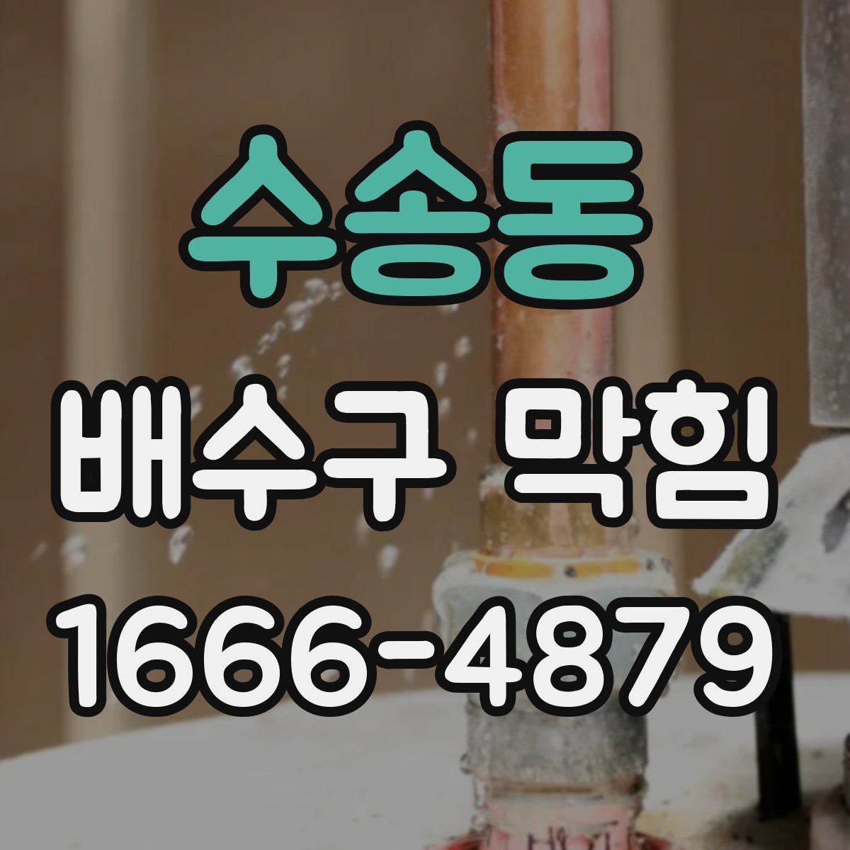 수송동 배수구 막힘