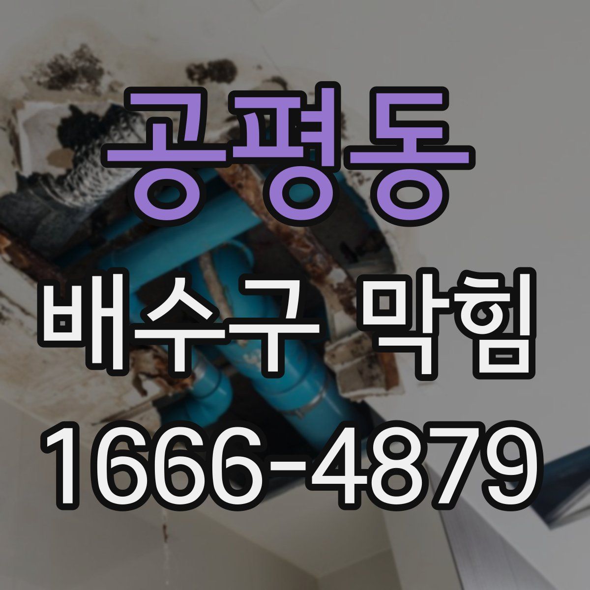 공평동 배수구 막힘