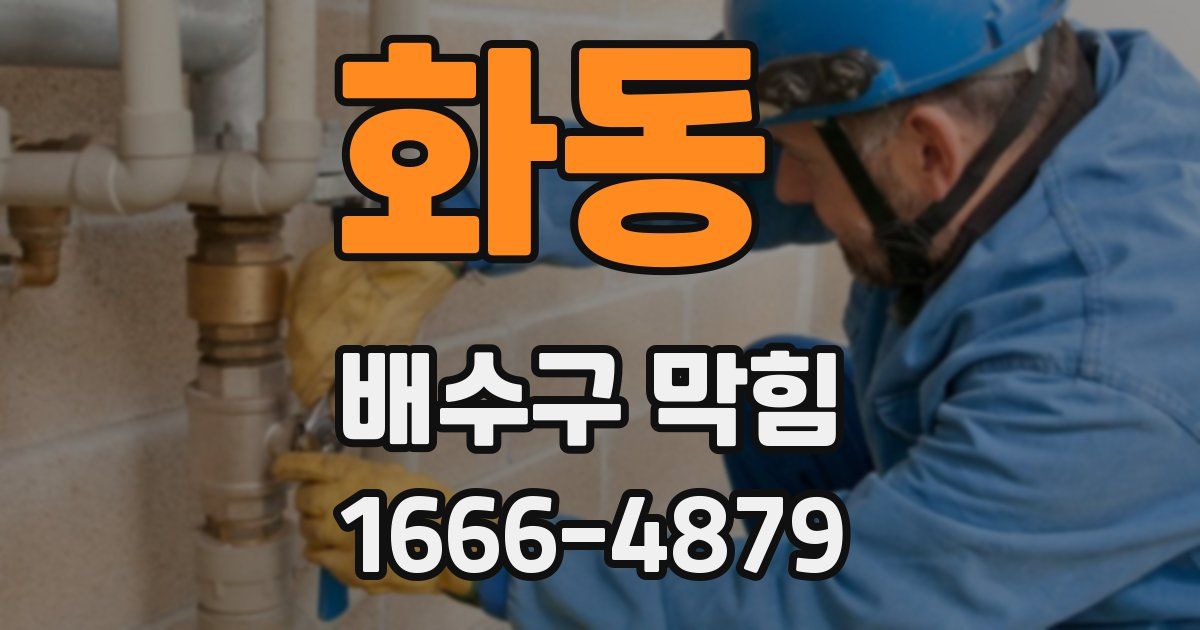 화동 배수구 막힘