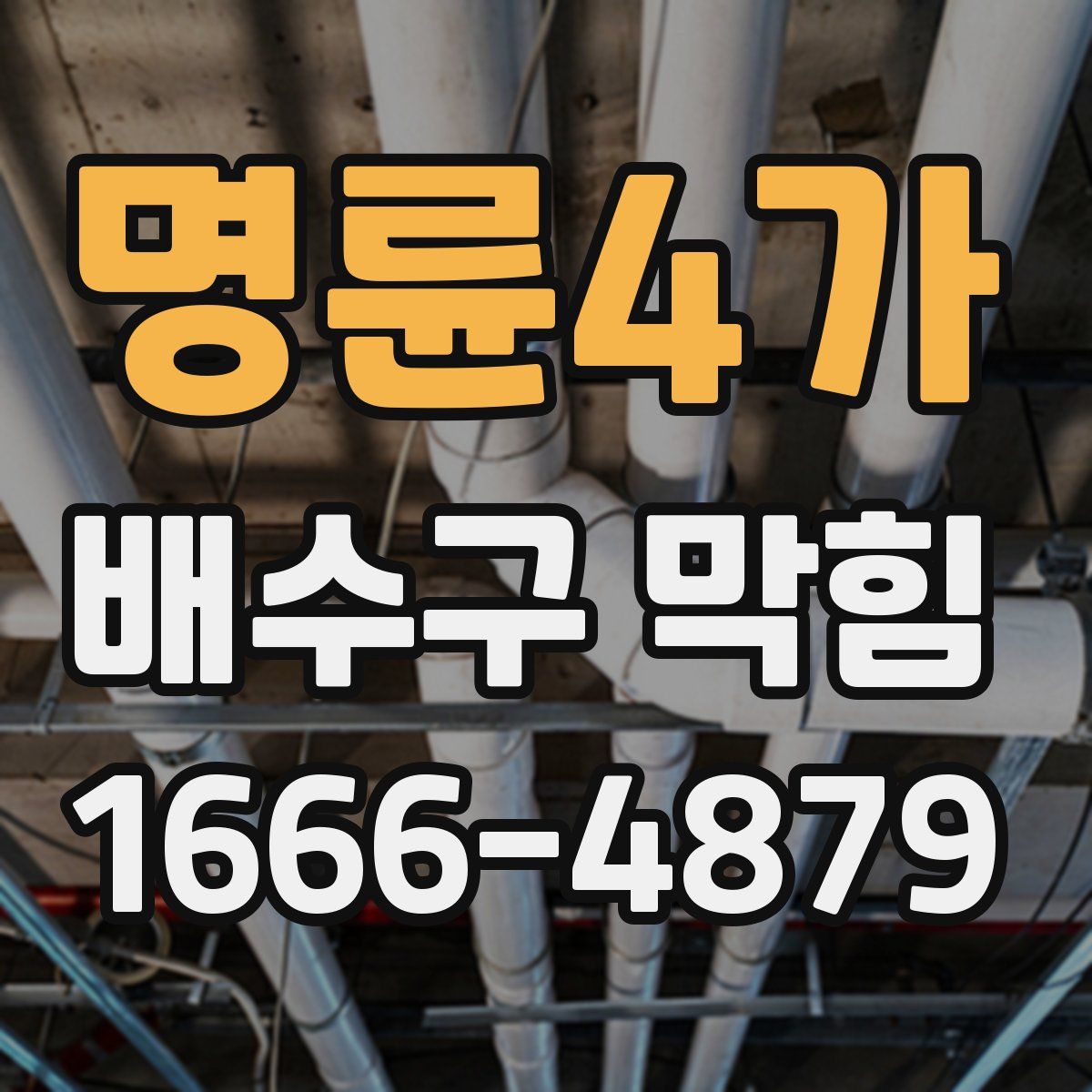 명륜4가 배수구 막힘