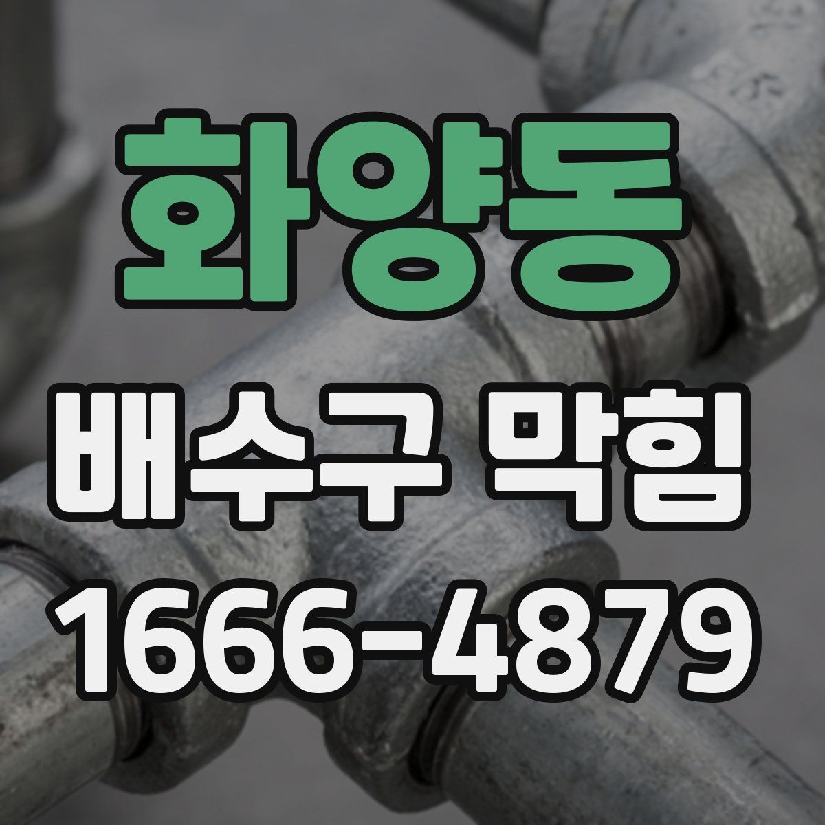 화양동 배수구 막힘
