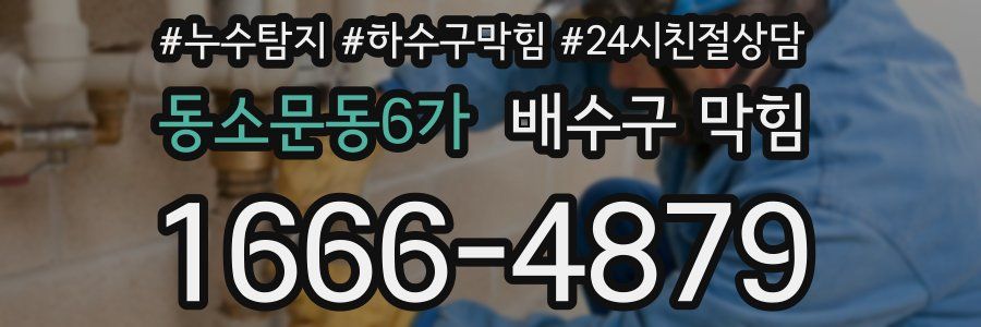 동소문동6가 배수구 막힘