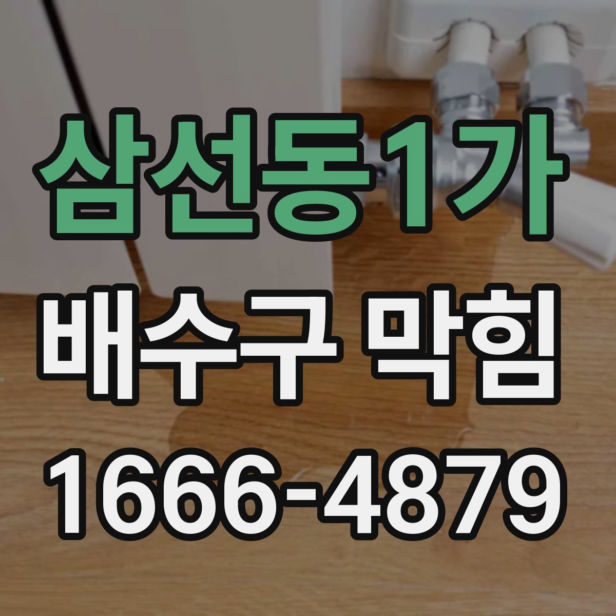 삼선동1가 배수구 막힘
