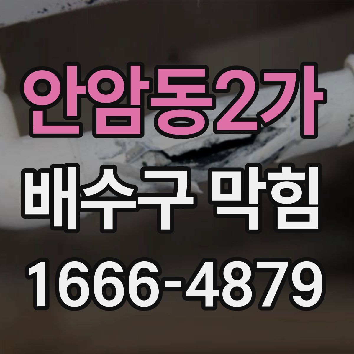 안암동2가 배수구 막힘