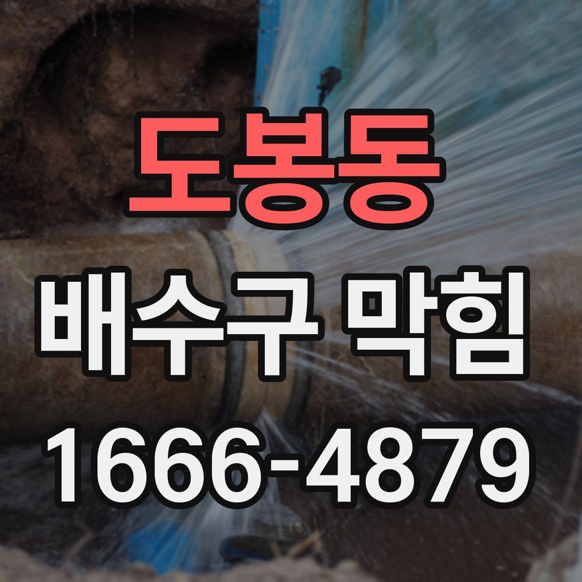 도봉동 배수구 막힘