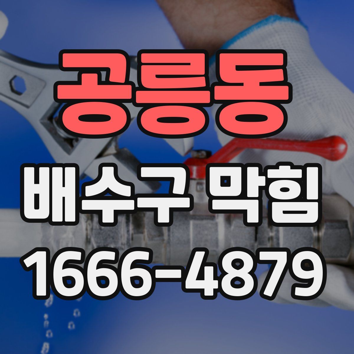 공릉동 배수구 막힘